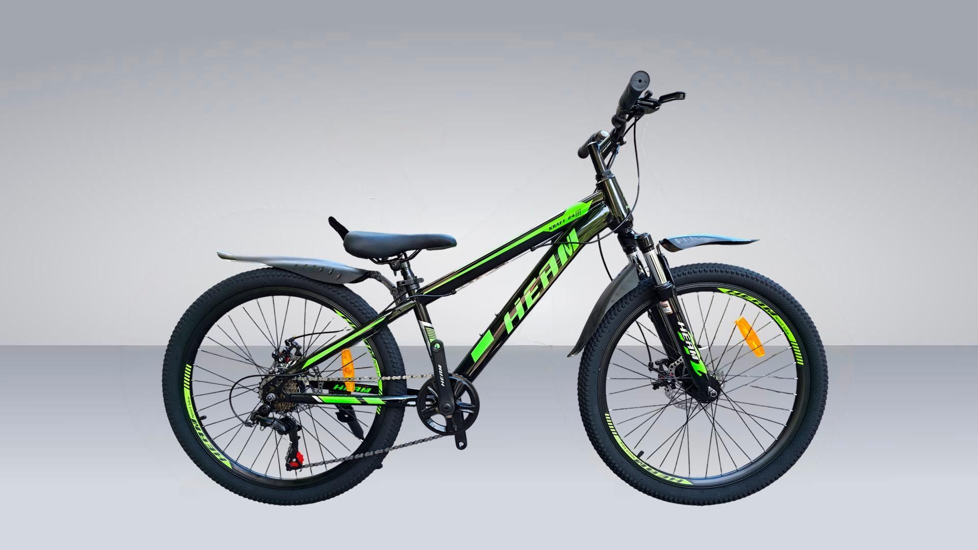 Велосипед HEAM KRAFT 24 Стальная рама, Возраст с 8 лет, Рост от 130 см, Shimano